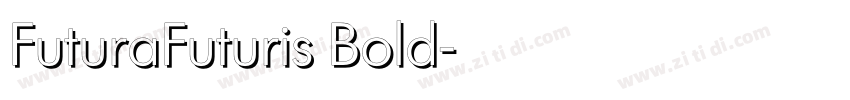 FuturaFuturis Bold字体转换